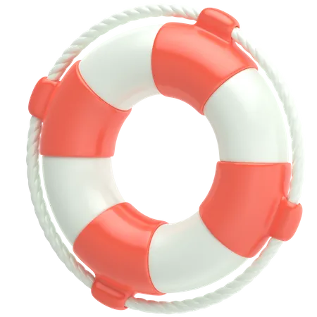 Life raft  3D Icon