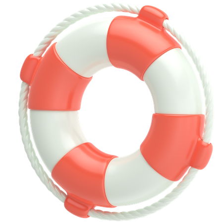 Life raft  3D Icon