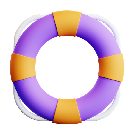 Life Saver  3D Illustration