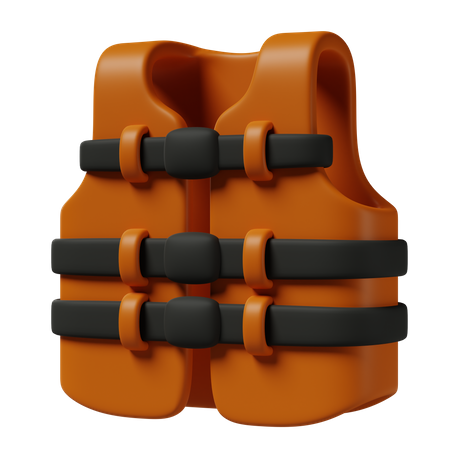 Life Vest  3D Icon