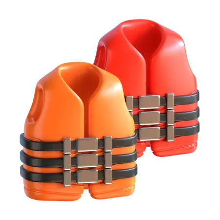 Life Vest  3D Icon