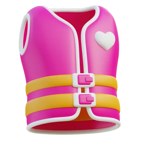 Life Vest  3D Icon