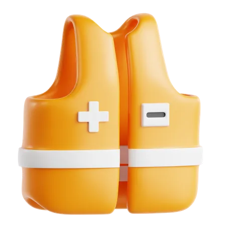 Life Vest  3D Icon