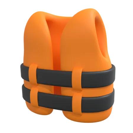 Life Vest  3D Illustration