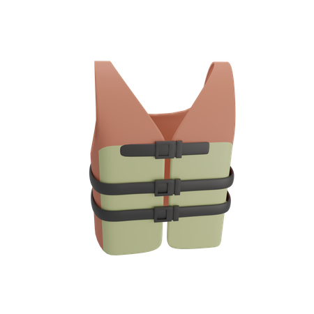 Life Vest  3D Illustration