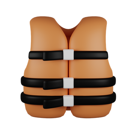 Life Vest  3D Illustration