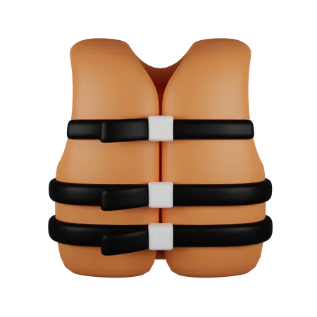 Life Vest  3D Illustration