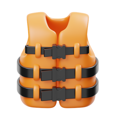 Life Vest 3D Icon