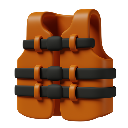 Life Vest  3D Icon