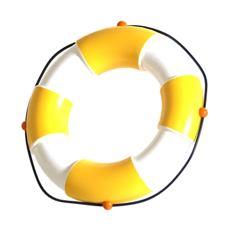 Lifebuoy 3 D Illustration Good For Holiday And Travel Design 3D Icon