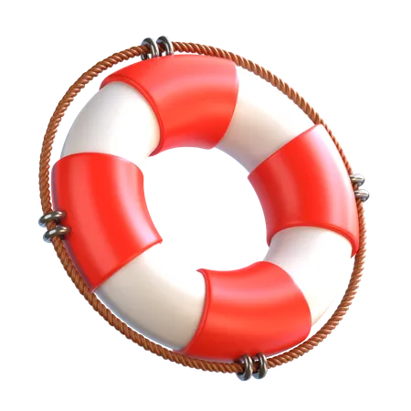 Lifebuoy 3 D Rescue And Response Icon 3D Icon