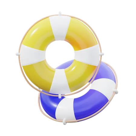 LIfeBuoy  3D Icon