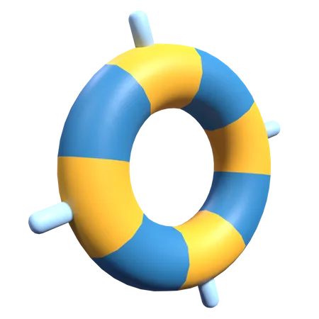 Lifebuoy  3D Illustration