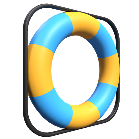 Lifebuoy  3D Illustration