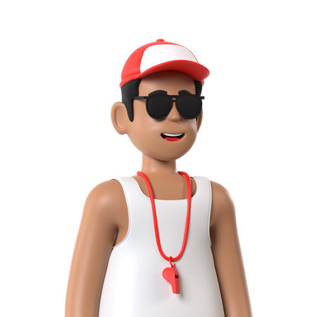 Lifeguard  3D Icon