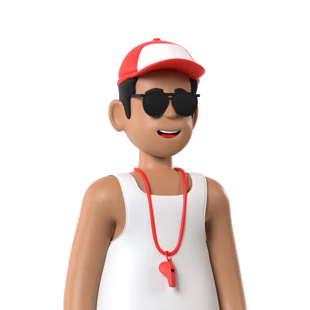 Lifeguard  3D Icon