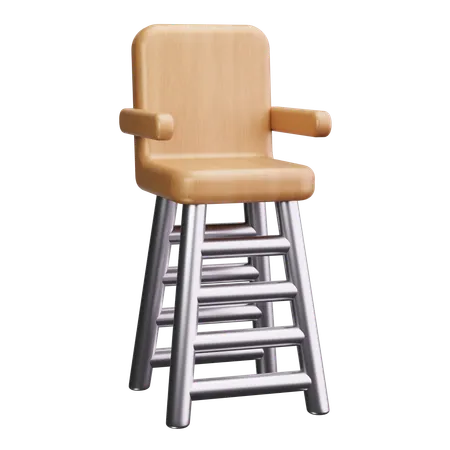 Lifeguard Chair  3D Icon