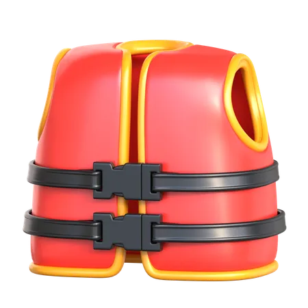 Lifejacket 3 D Extreme Sports Icon 3D Icon