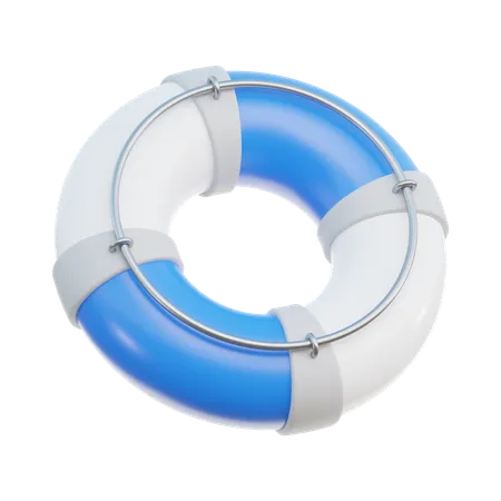 Lifesaver 3 D Icon Which Can Be Used For Various Purposes Such As Websites Mobile Apps Presentation And Others 3D Icon