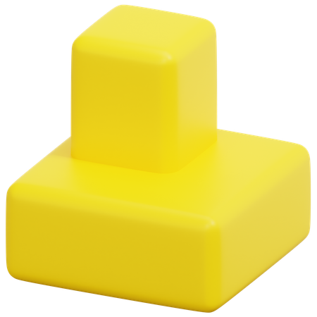 Lift Abstract Shape  3D Icon