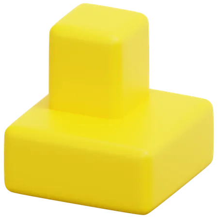 Lift Abstract Shape  3D Icon
