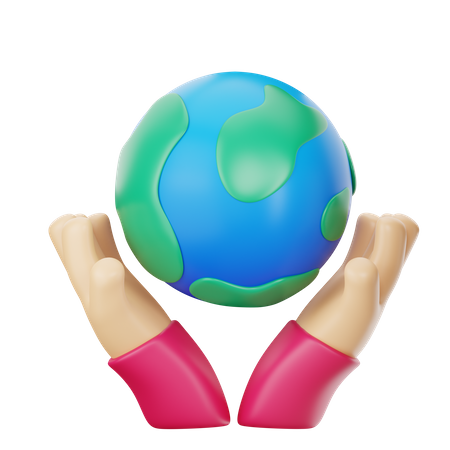 Lift The Earth  3D Icon