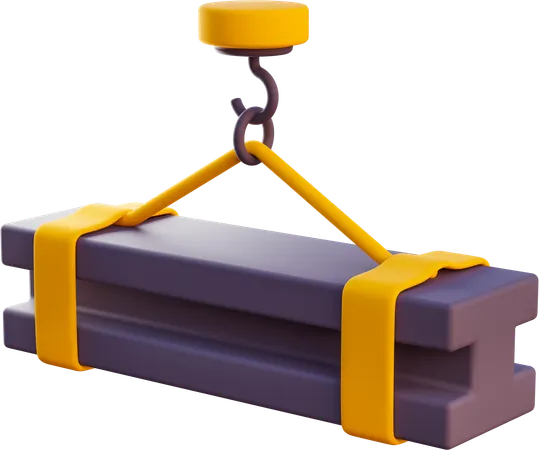 Lifted Metal Beam  3D Icon