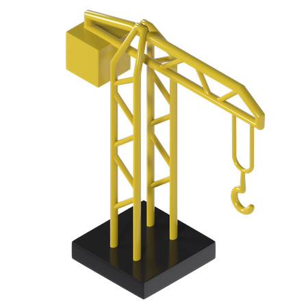 Lifting Crane  3D Icon