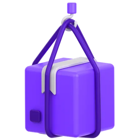 Lifting Delivery Box  3D Icon