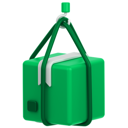 Lifting Delivery Box  3D Icon