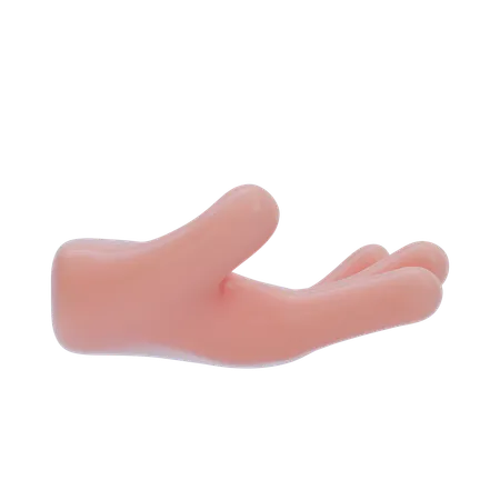 Lifting Hand Gesture  3D Icon