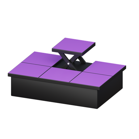 Lifting Stage  3D Icon