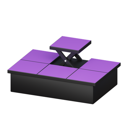 Lifting Stage  3D Icon