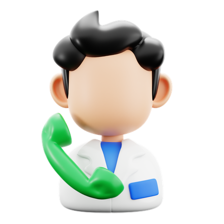 Ligação de emergência  3D Icon