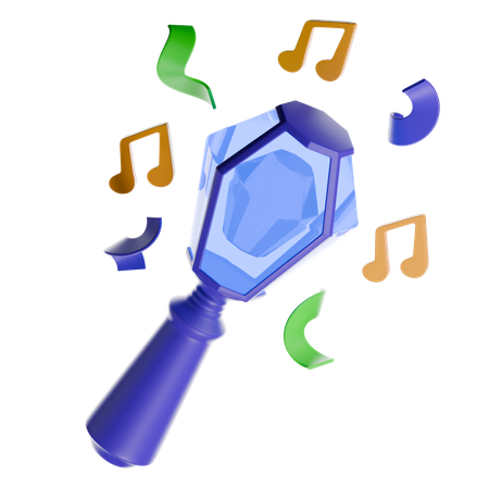Lighstick KPop Stick  3D Icon