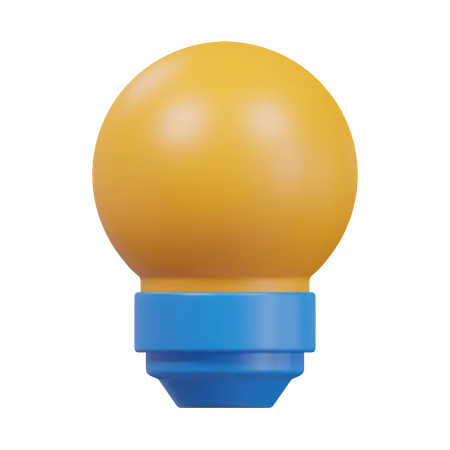 Lighting Bulb 3 D Illustration 3D Icon