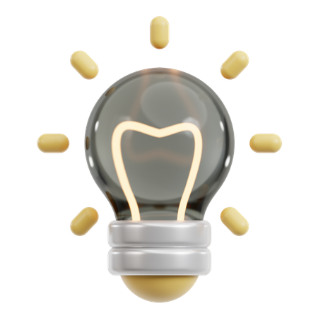 Light Bulb  3D Icon