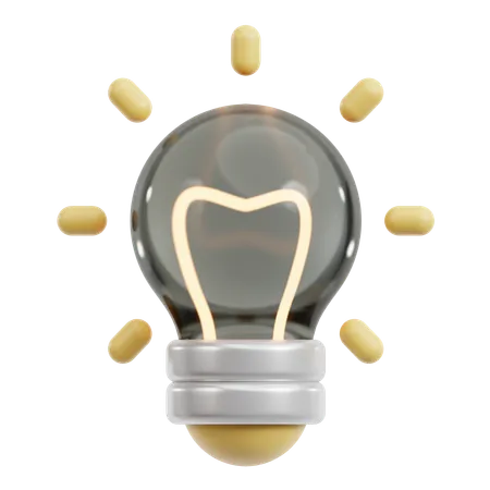 Light Bulb  3D Icon