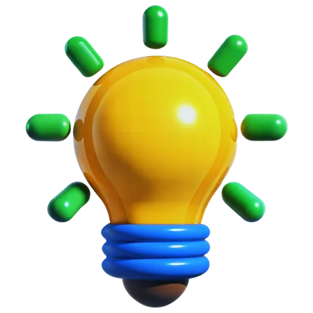 Light Bulb  3D Icon