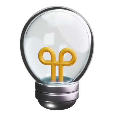 電球  3D Icon