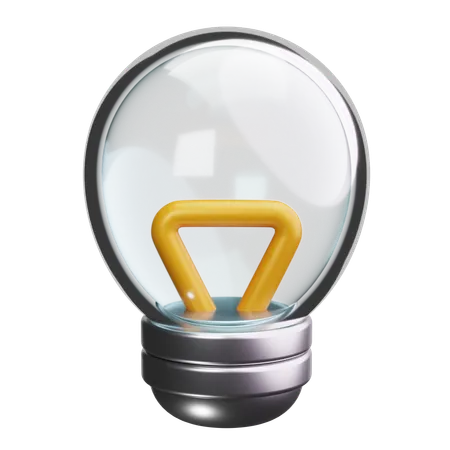 電球  3D Icon