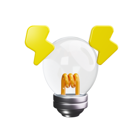 전구  3D Icon