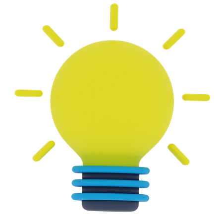 Light Bulb  3D Icon