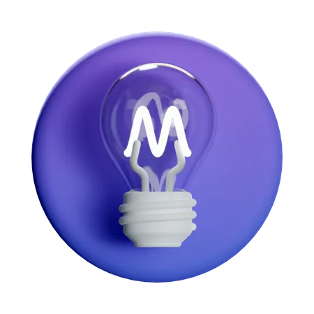 전구  3D Icon