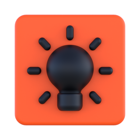 Light Bulb  3D Icon