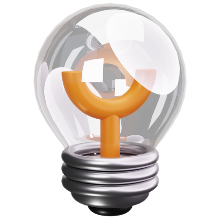 Light Bulb  3D Icon