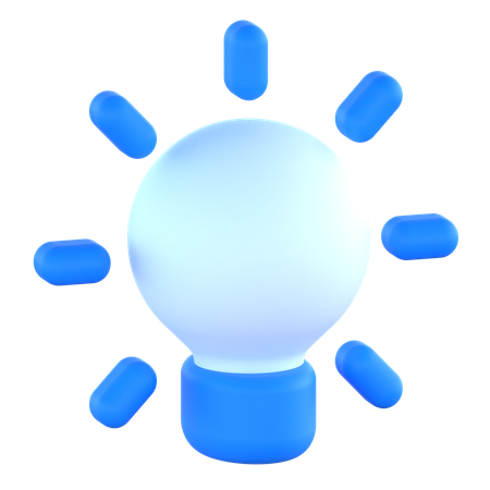 Light Bulb  3D Icon