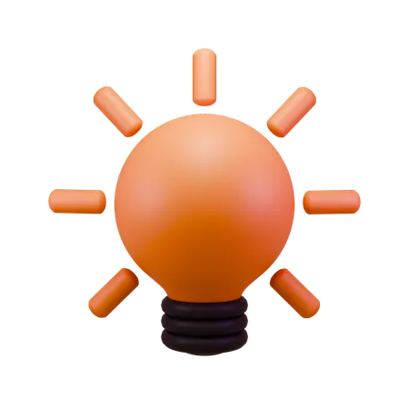 Light Bulb  3D Icon