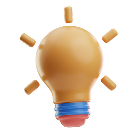 Light Bulb  3D Icon