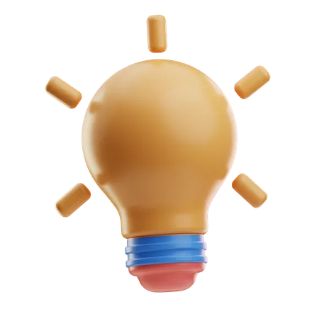 Light Bulb  3D Icon